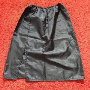 vintage 80s black half slip handmade